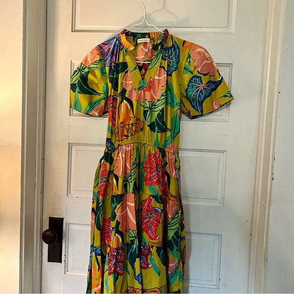 maude vivante floral belted dress - Picture 3 of 6